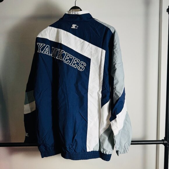 Men's Starter MLB New York Yankees Windbreaker Jacket 3XL - Picture 2 of 2